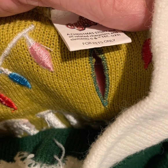 Green Holiday Dog Sweater - Picture 5 of 5
